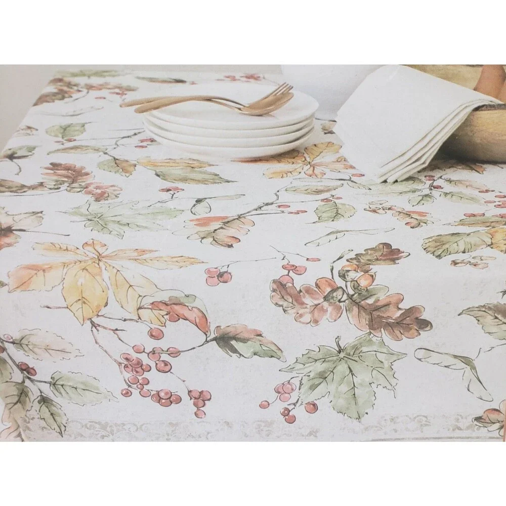 Printed Fabric Tablecloth,60